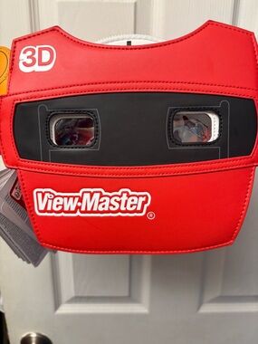 Loungefly Red and Black View-Master Novelty Crossbody Bag